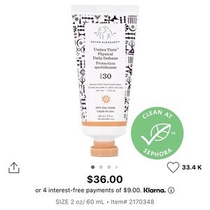 Drunk Elephant Umbra Tinte Physical Daily Defense